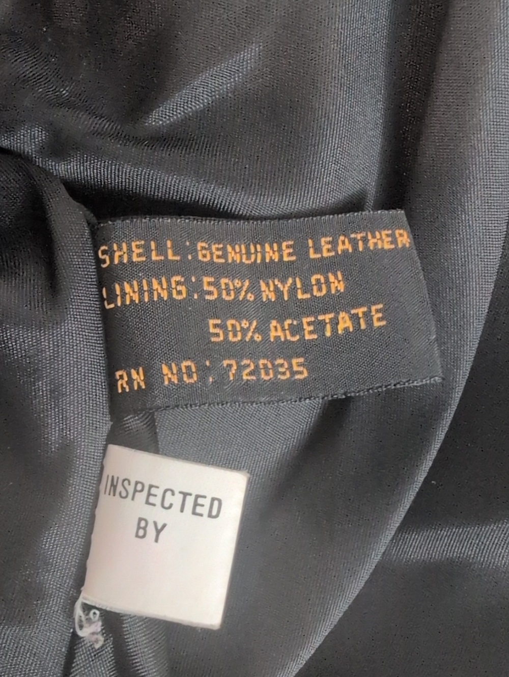 Vintage Adler Black Leather Fring Moto Style Jacket size Small - Picture 8 of 15